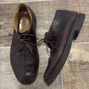 Bostonian Brown Leather Dress Shoes Boots Mens Size 10.5
